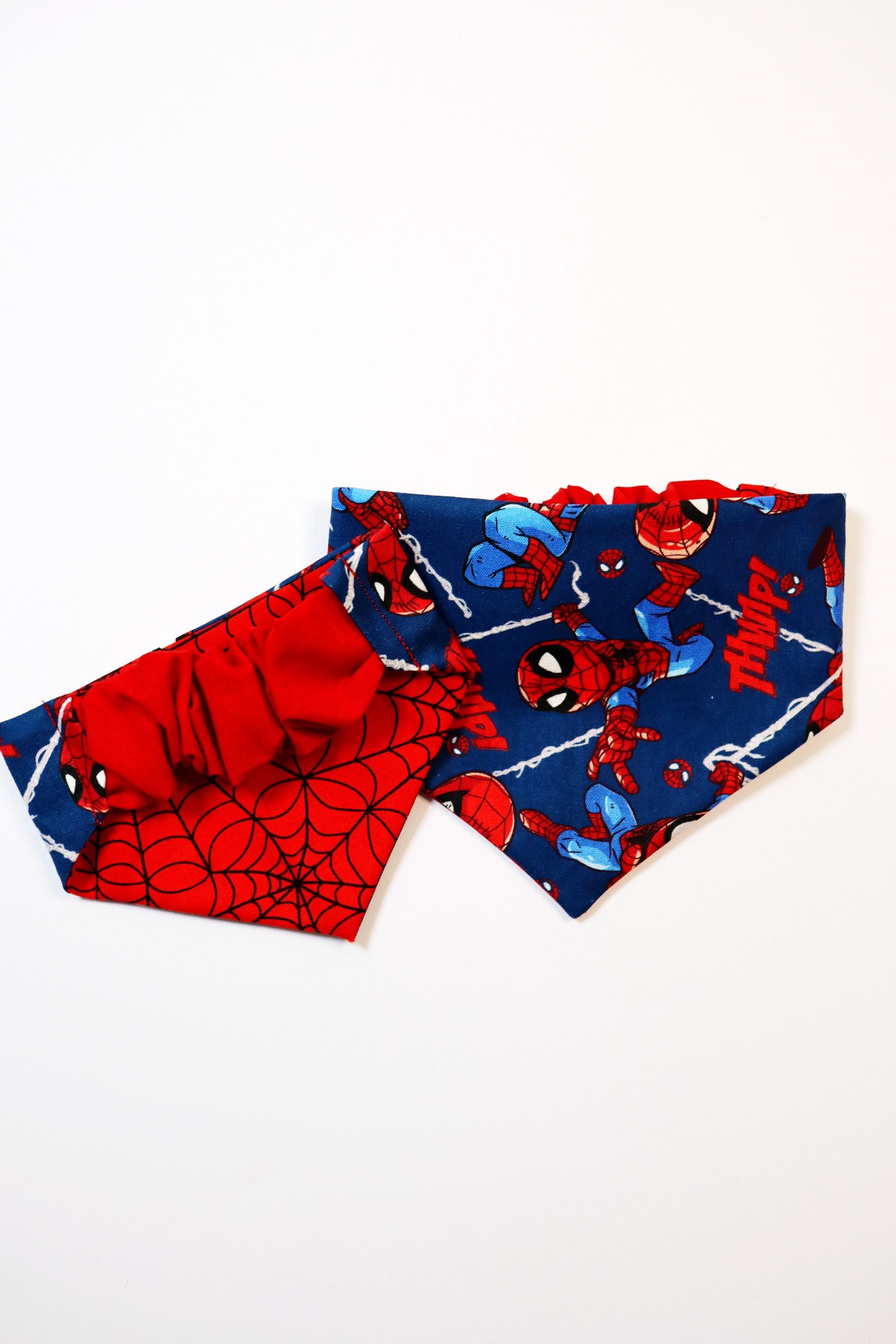 Snuggle Scraps – Webbed Wonder | Limited Edition Dog & Cat Bandana | READY TO SHIP