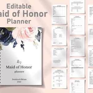 planner per damigella d'onore, damigella d'onore, planner, regalo per damigella d'onore, regali per damigella d'onore, discorso per damigella d'onore, biglietto per damigella d'onore