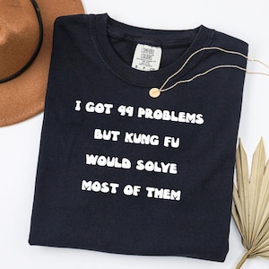 Shirt kungfuvechten, Martial Arts-T-shirt, karatekleding, cadeau vechter, Wushu T-shirt, Shaolin top T-shirt uniseks cadeau voor krijgskunstenaar