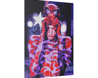 SpiderMan Canvas Art Print, Superhero Kids Room Decor