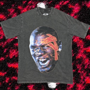 Mike Tyson oversized washed vintage shirt [MANSLAUGHTER]