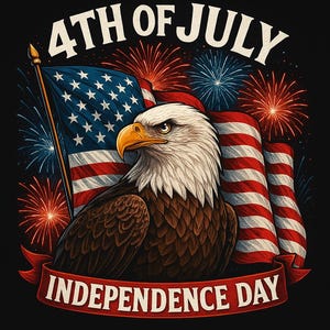 4. Juli Unabhängigkeitstag -Vintage - Retro USA Patriotisches T-Shirt Design Bundle PNG Dateien Benutzerdefinierte Bekleidung und DIY Projekte Digital