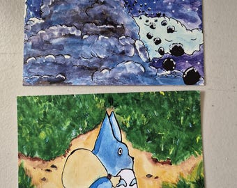 Watercolor prints