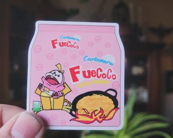 shiny croc ramen sticker