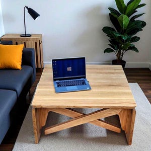 Luxury Solid Oak Transformer Table – 2-in-1 Coffee & Dining Table – Adjustable Height, Foldable, Handmade Space-Saving Furniture