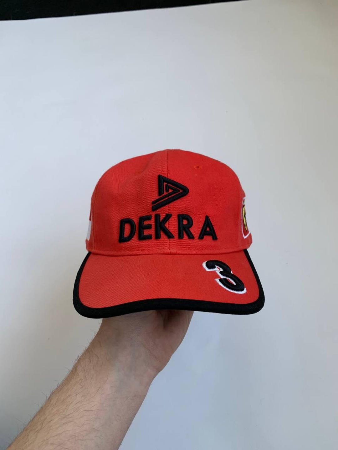 Casquette Vintage Ferrari F1 Michael Schumacher - Sponsor Dekra - Années 90 - Taille Unique - RARE