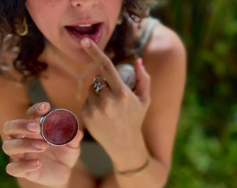 Mint-Annatto Natural Lip Balm