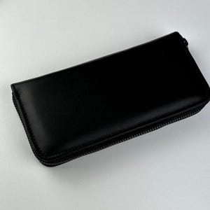 Personalized Leather Wallet for Men, Custom Wristlet Clutch, Black Mens Purse  Handmade – Gifts for Him, Cute And Stylish Wallet