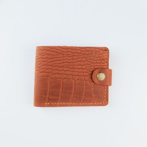 Carteira de couro masculina, presente personalizado e gravado para namorado, marido, padrinhos ou batizado, bolsa de couro marrom