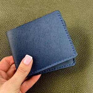Personalisierte Leder Geldbörse für Männer, Leder Geldbörse mit Gravur, Benutzerdefinierte Monogramm Geldbörse, Jubiläum oder Geburtstagsgeschenk