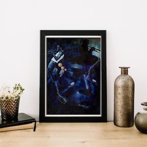 Miles Davis Poster – Afrocentric Jazz Icon Art Print for Music Lovers