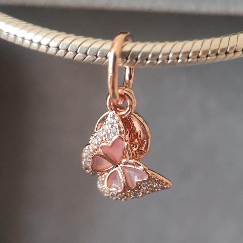 Pandora Jewelry Pandora Butterfly Charm Rose Gold Retired Pandora