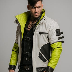 Apex Legends Crypto Jacket: Handmade Leather Gamer Cosplay Outerwear