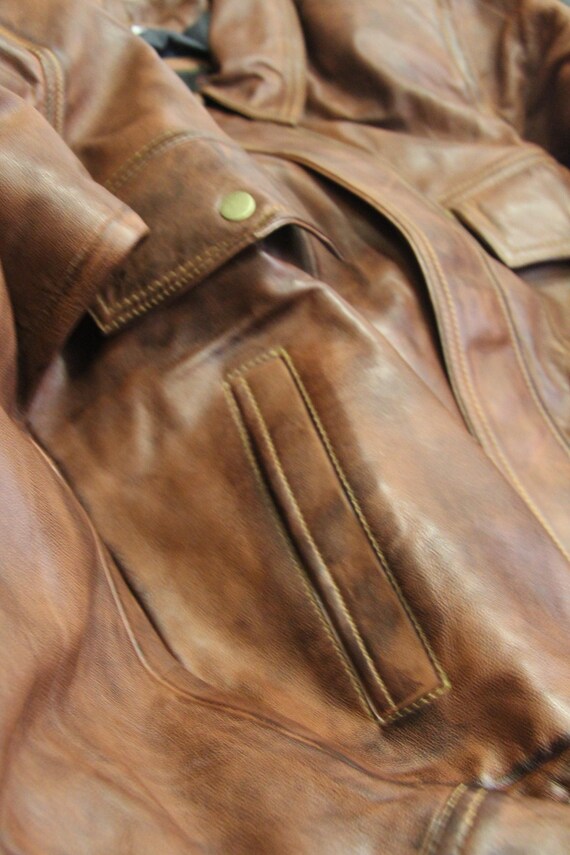 90s real leather bomber jacket レザージャケット Women's Fashion 90s Leather Jacket Oversized Leather Bomber