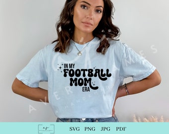 In My Football Mom Era SVG, PNG, Football Mama Gameday (Digital Download)