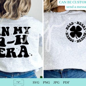 In meiner 4-H-Ära, 4H-Club, 4h-T-Shirt, Kleeblatt, Livestock, Stock Show, SVG, PNG, digitaler Download