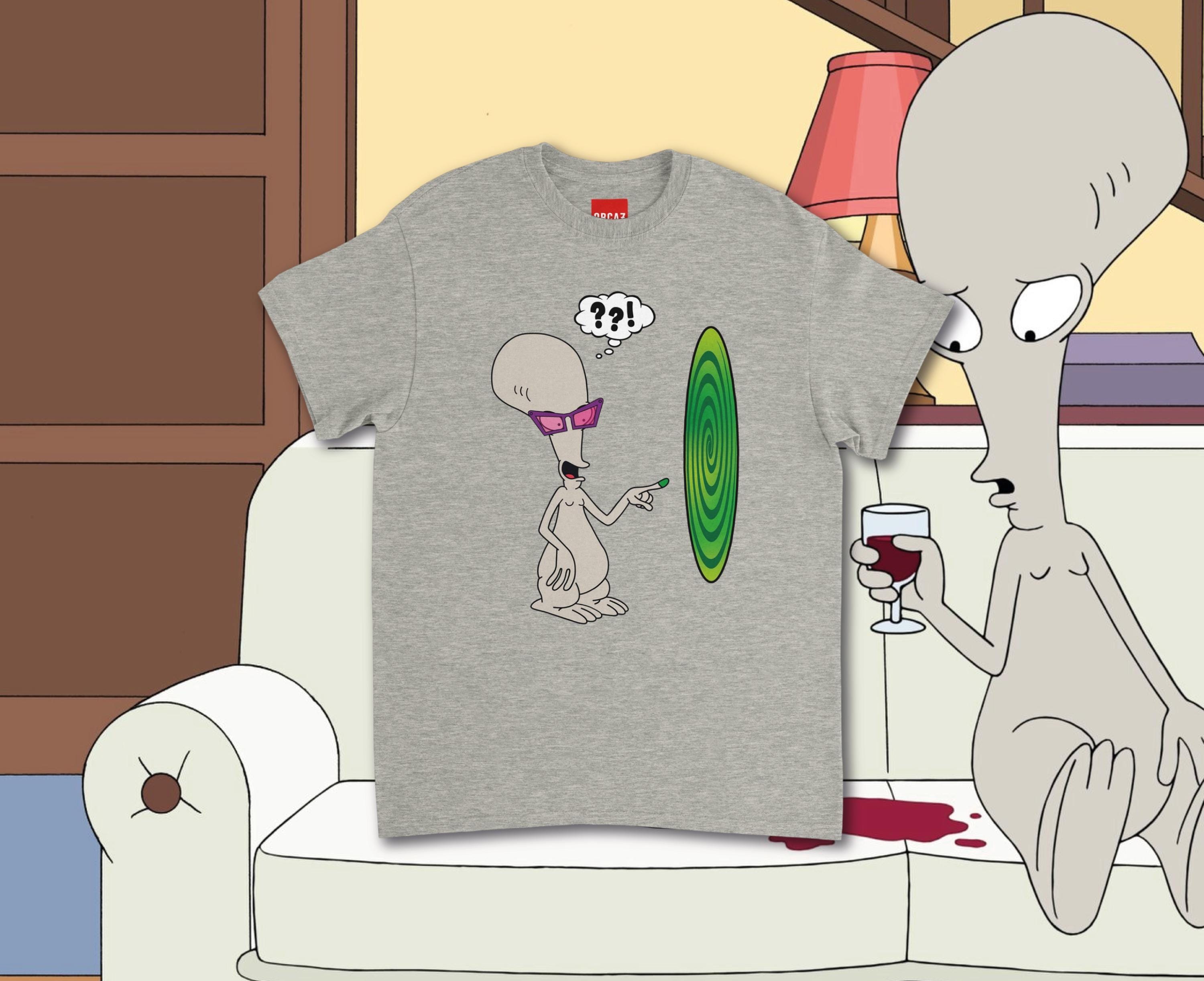 Roger Smith T-shirt American Dad Tee Roger the Alien Funny