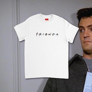 Friends T-shirt | Cult TV Series Tee Shirt | Retro Geek Gift | 90s T-shirt | Unisex TV Fan Top | Friends Logo Tee Shirt