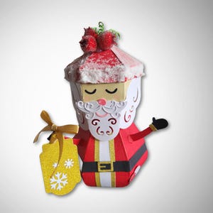 Santa Christmas Gift Box, Christmas Favour Boxes, Novelty Gift Box