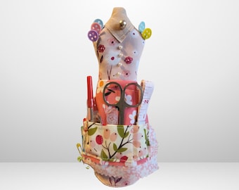 Sewing Kit with Mannequin Pin Doll – Beginner DIY Craft Set for Kids & Adults, Handmade Sewing Supplies
