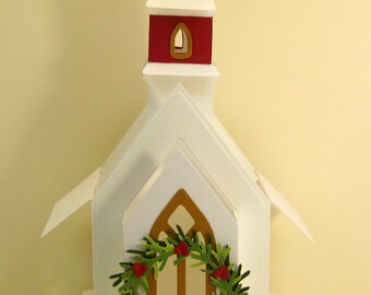 Pop up Church Card - Etsy