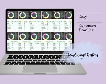 Ultimate Expense Tracker | Automated Budget Spreadsheet for Easy Money Management