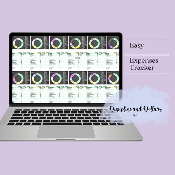 Ultimate Expense Tracker | Automated Budget Spreadsheet for Easy Money Management