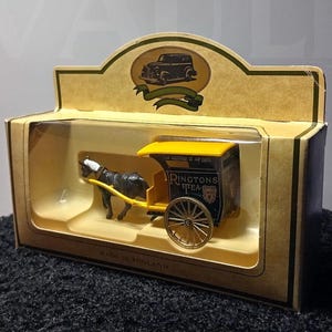 Vintage Lledo &quot;Days Gone&quot; Ringtons Tea Horse & Cart / Wagon Die-Cast Promotional Model - Made in England Collectable 80s 90s