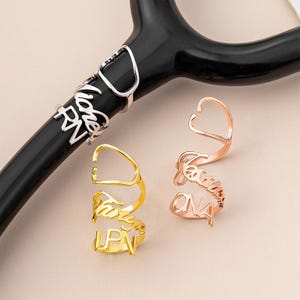 Stethoscope Personalized Name Tag Stethoscope Personalized Name Tag Nurse Graduation Gift for Doctor