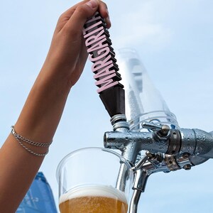 Gepersonaliseerde biertaphendel met naam, 3D-geprint in elke gewenste kleurencombinatie, baraccessoire en cadeau voor bars en thuisbrouwers.