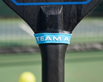 Personalized Pickleball Paddle Band, Silicone Name Ring for Paddle, Gift for Pickleball Lovers Players Coaches