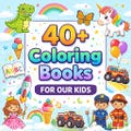 40+ coloring books for kids kids colouring kids colouring pages kids learning education resources preschool homeschool coloring books product logo