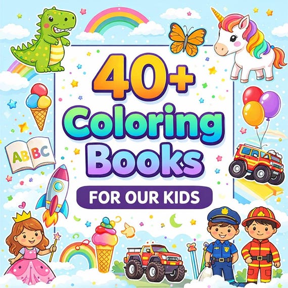 40+ coloring books for kids kids colouring kids colouring pages kids learning education resources preschool homeschool coloring books