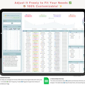 BCBA Caseload Tracker - Caseload Tracker - Bcba Caseload - Caseload ...