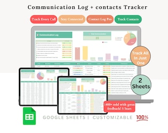 Kommunikationstagebuch - Kontakttracker - tägliches tägliches tägliches Basic - Bujo