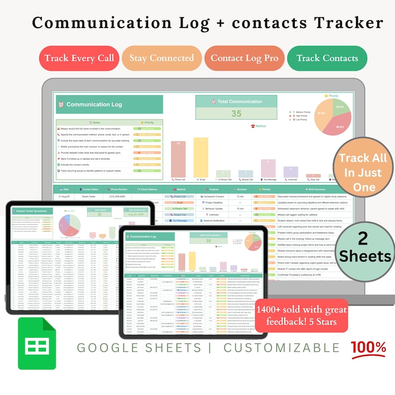 Excel Email Tracker - Etsy