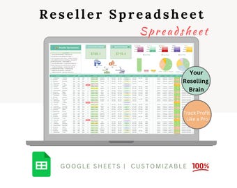 reseller spreadsheet google sheet - reseller spreadsheet excel - reseller spreadsheet - reseller tracker - reseller sales tracker -