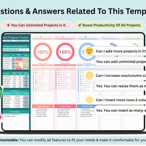Multiple Projects Tracker - multi projects - projects tracker - multi phase project - project task tracker - project time tracker - projects tracking - project tracker - project cost tracker- project management - project planner - project plan - project manager - project timeline - project tasks - project task planner - project spreadsheet - project planning - multiple project - project planner pdf - project planner goodntoes - multi project management - project tracking - projects dashboard