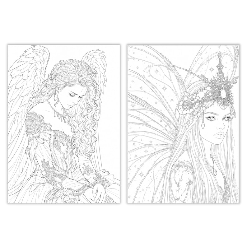 120+ Gothic Fairy Coloring Pages - Adult And Kids Coloring Book, Fantasy Coloring Sheets, digital coloring png, coloring page, coloring book adult coloring, coloring, coloring book, printable coloring, fairy coloring, fantasy coloring, gothic coloring, dark coloring, coloring sheets, colorization, digital coloring png, coloring page,