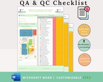QA & QC Checkliste - Checkliste für Qualitätssicherung - Checkliste für Qualitätskontrolle - Qualitätsmanagement - ISO 9001 - Werkzeuge zur Qualitätskontrolle - mms