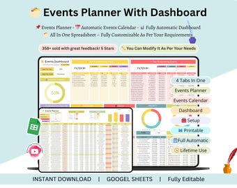 Veranstaltungsplaner - Veranstaltungskalender - Veranstaltungskalender googlesheets - Veranstaltungsplanungs-Spreadsheet - Veranstaltungsplaner-Spreadsheet - Veranstaltungskalender