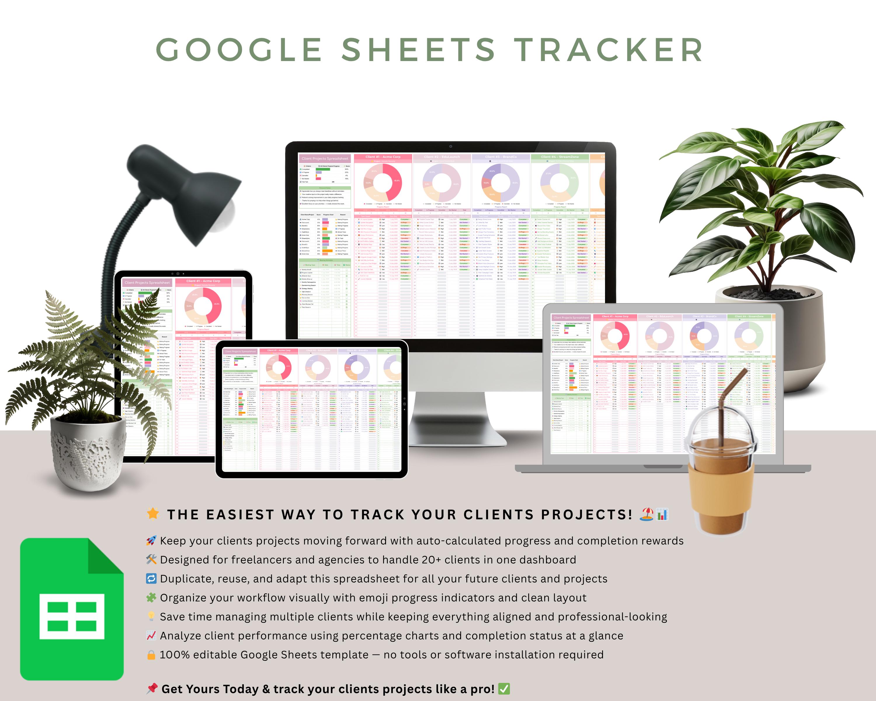 Client Project Tracker - Project Tracker - Client Management - Client ...