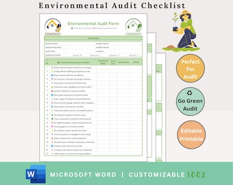 Lista di controllo per l'audit ambientale - Audit ambientale - Audit ISO 14001 - Lista di controllo ambientale - Sistema di gestione ambientale - SGA - SGQ