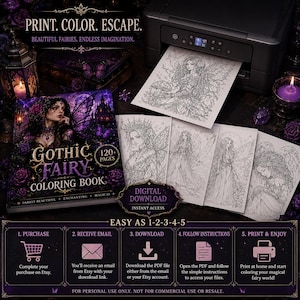 120+ Gothic Fairy Coloring Pages - Adult And Kids Coloring Book, Fantasy Coloring Sheets, digital coloring png, coloring page, coloring book adult coloring, coloring, coloring book, printable coloring, fairy coloring, fantasy coloring, gothic coloring, dark coloring, coloring sheets, colorization, digital coloring png, coloring page,