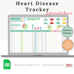 Heart Disease Tracker - Heart Disease - Health Tracker - Congestive Heart Failure - Heart Health Tracker - Cure Heart Disease - Heart Health