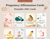 Pregnancy Affirmation Digital - Pregnancy Affirmation Card Printable - Birth Affirmation Printable - Pregnancy Affirmation Art - New Mom