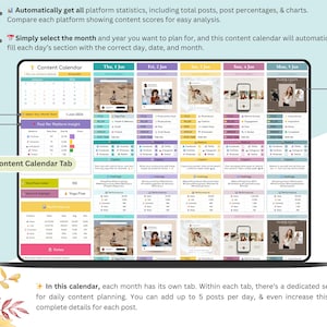 Content Calendar - content calendar spreadsheet - social media content calendar - social media calendar - social media content planner - content tracker  - social media tracker - social media manager - social media - social media content - content organizer - social media planner - content creator - social media posts - social media plan - content planner - social media kit - media kit - content planner canva - content planner template - content calendar planners - notion content calendar
