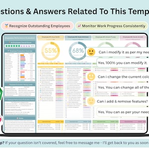 Performance Evaluation Spreadsheet - performance review template - performance review - employee recognition - performance tracker - HR- employee of the month- employee review form - employee appreciation - employee performance - employee review - employee review form - human resources - hr templates - hr forms - employee award - employee management - hr template - hr spreadsheet - hr tracker - hr documents - hr template - hr management - hr template bundle - employee tracker