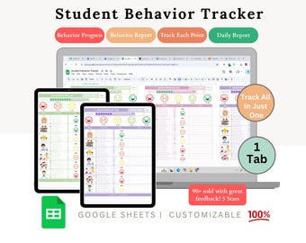 Schüler Behavior Tracker - Schüler Verhalten Tracker - Schüler Tracker - Schüler Daten Tracker - Klassenzimmer Verhalten Chart - Verhaltensmanagement