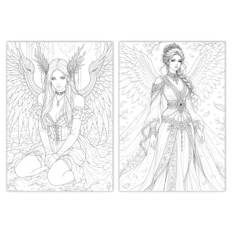 120+ Gothic Fairy Coloring Pages - Adult And Kids Coloring Book, Fantasy Coloring Sheets, digital coloring png, coloring page, coloring book adult coloring, coloring, coloring book, printable coloring, fairy coloring, fantasy coloring, gothic coloring, dark coloring, coloring sheets, colorization, digital coloring png, coloring page,